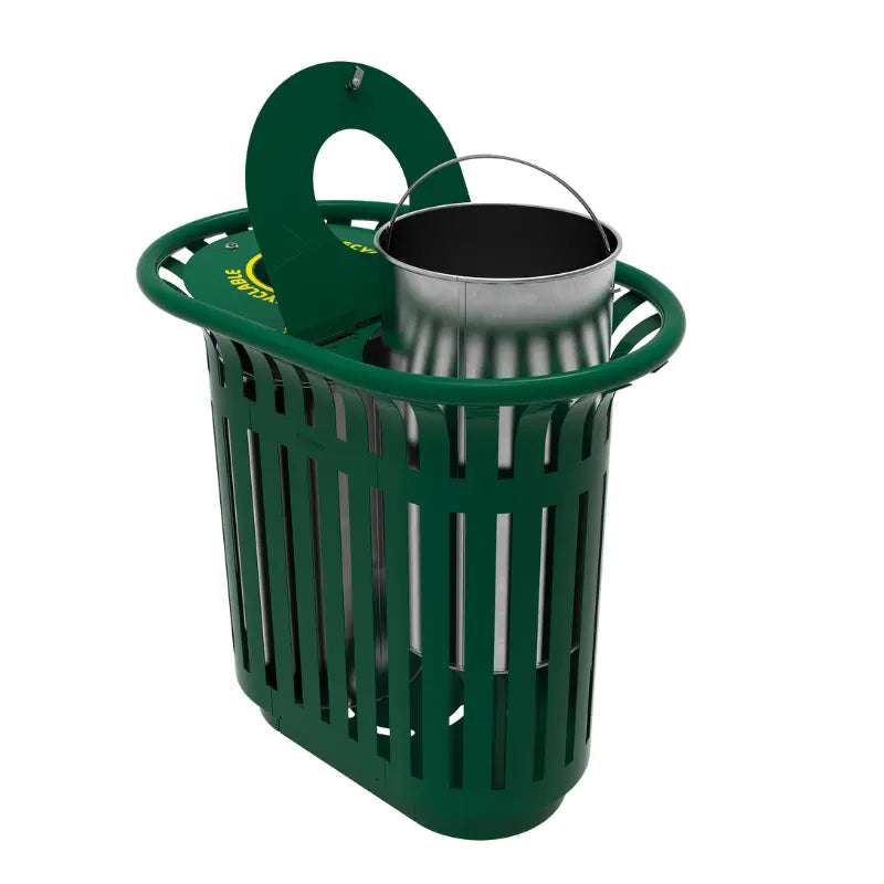 Corbeille 2 x 40L avec couvercle Tulipe