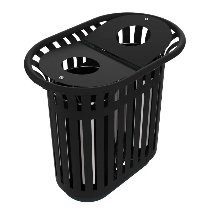 Corbeille 2 x 40L avec couvercle Tulipe