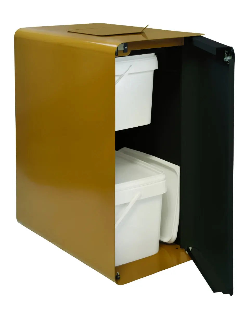 Corbeille pour tri sélectif Biodéchets 2x20L Cubatri Rossignol