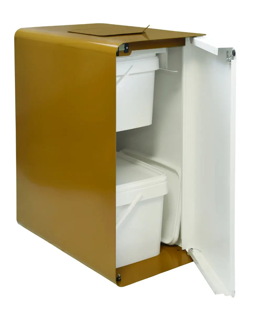 Corbeille pour tri sélectif Biodéchets 2x20L Cubatri Rossignol