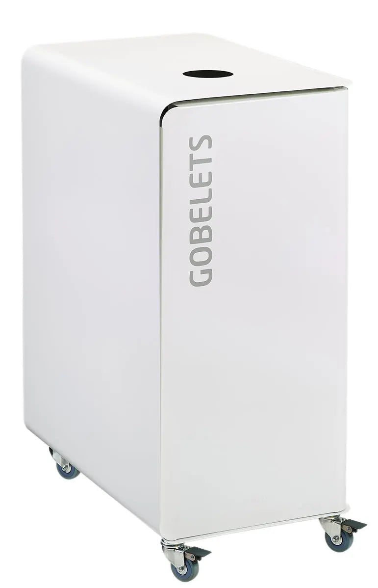 Corbeille pour tri sélectif support sac sur glissière 75L et 90L Cubatri - France Collectivités