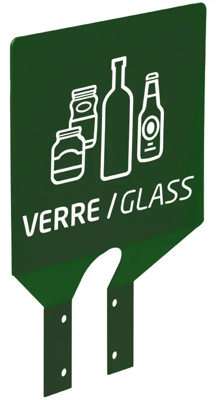 Plaque signalétique de tri pour poteau ou murale Collec