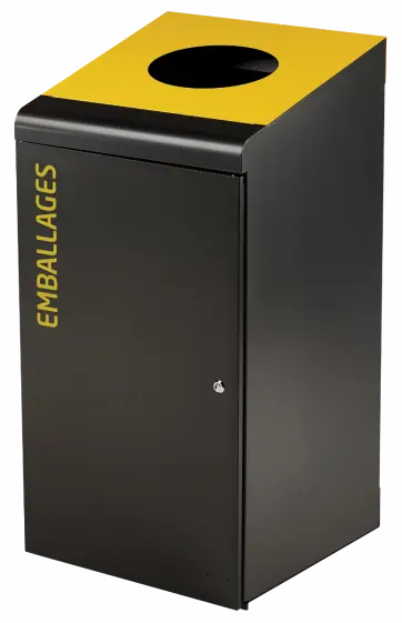 Borne de tri sélectif 120 litres Tripoz - France Collectivités