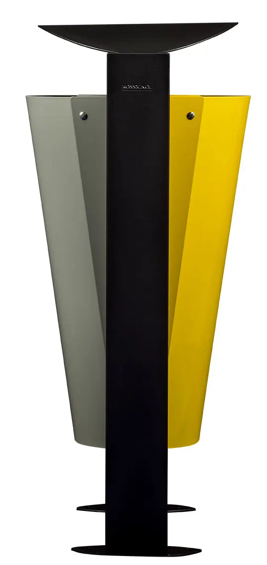 Corbeille façades métal 2 x 60L Arkéa