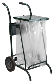 Chariot de voirie 2 x 110L Mobisac avec couvercle