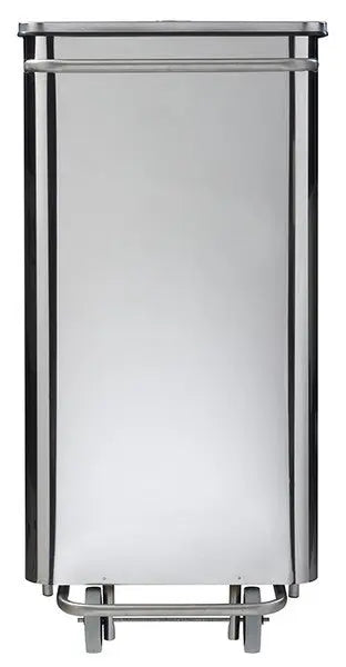 Poubelle mobile à pédale inox Rossignol