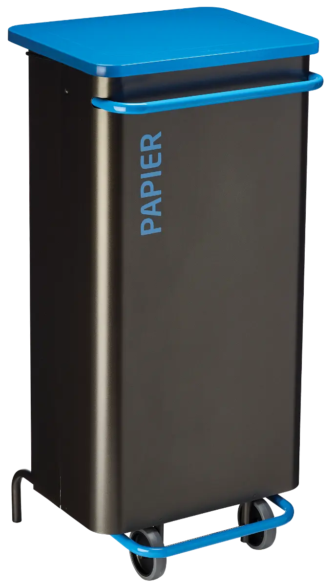 Poubelle de tri mobile 110 L Nomade - France Collectivités