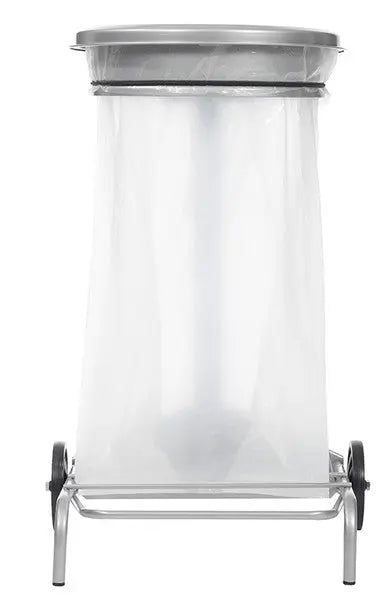 Support sac mobile à pédale collecroule 50 Litres france collectivités