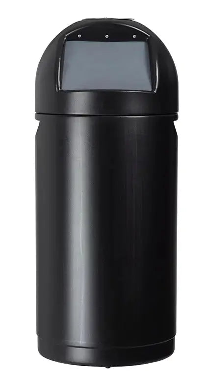 Poubelle Cyvomax Green 52 L avec cendrier, vue de face