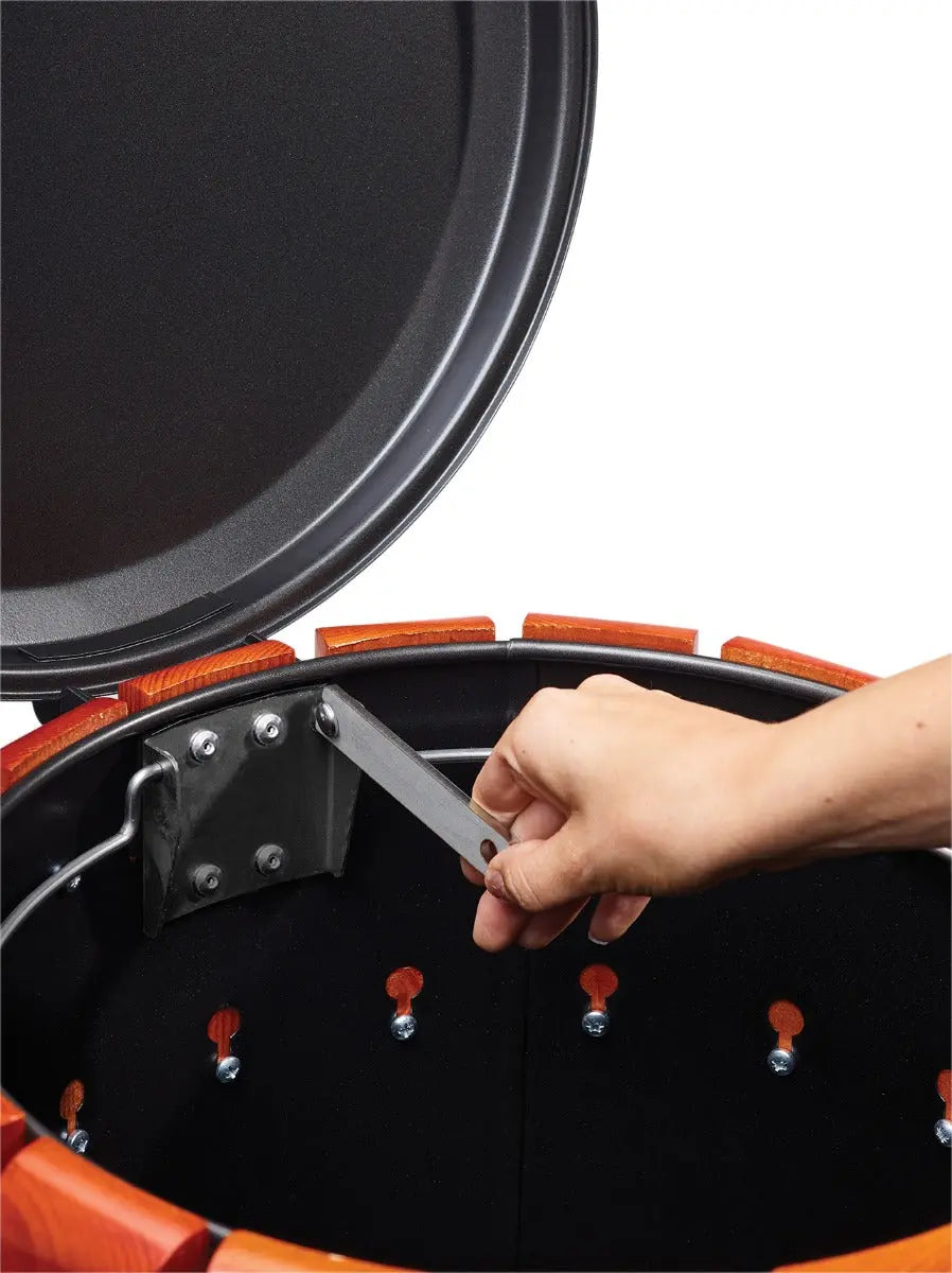 Corbeille bois zéno Protec 80 Litres à poser ou à fixer Rossignol