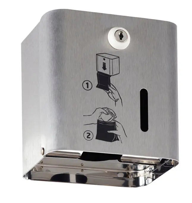 Distributeur de sachets périodiques Inox brossé Rossignol