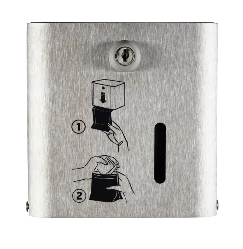 Distributeur de sachets périodiques Inox brossé Rossignol