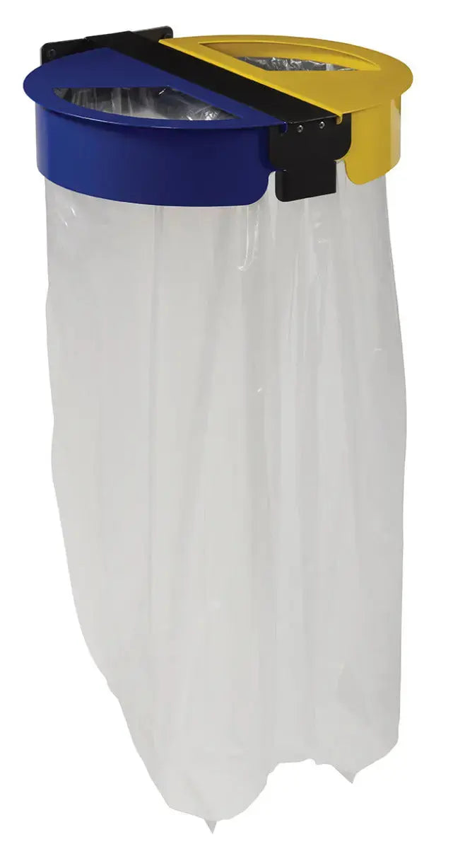 Support sac mural 2 flux Citwin Premium bleu et jaune