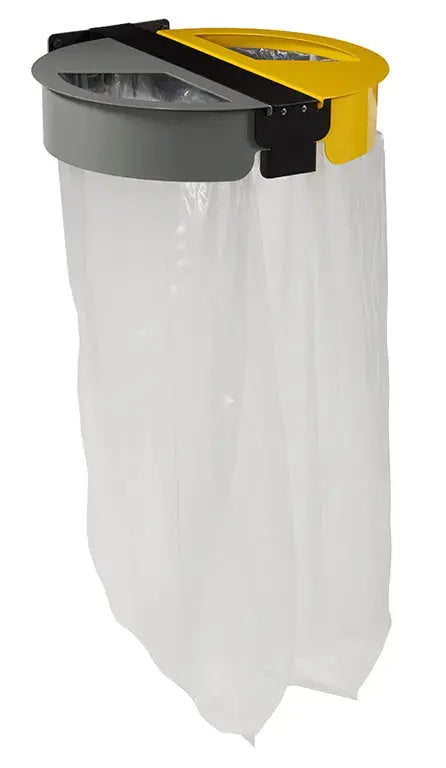 Support sac mural 2 flux Citwin Premium Gris et jaune