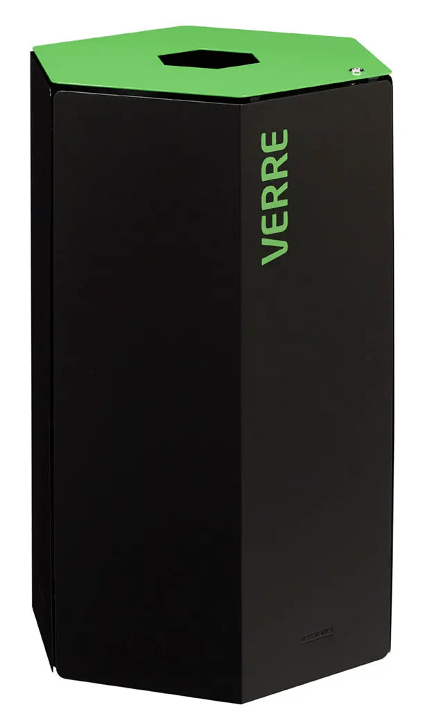 Corbeille de tri sélectif 50 litres Hexatri