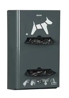 Distributeur sacs canins mural Hygeca - 400 sacs / 2 rouleaux