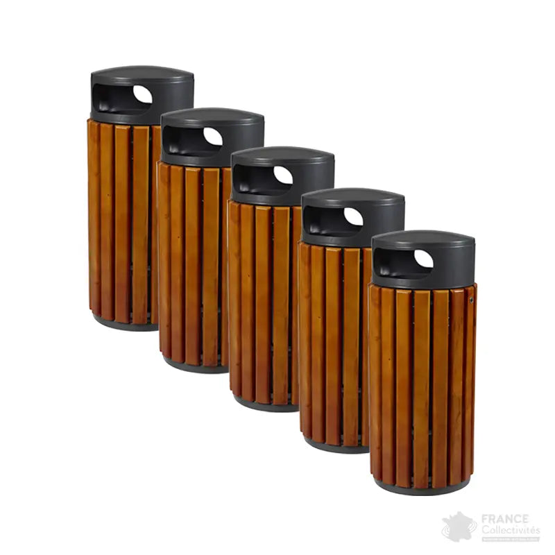 Corbeille bois basic Zeno 40 ou 60 litres