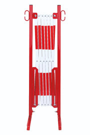barrière extensible rouge-blanc 3,6m standard - France Collectivités
