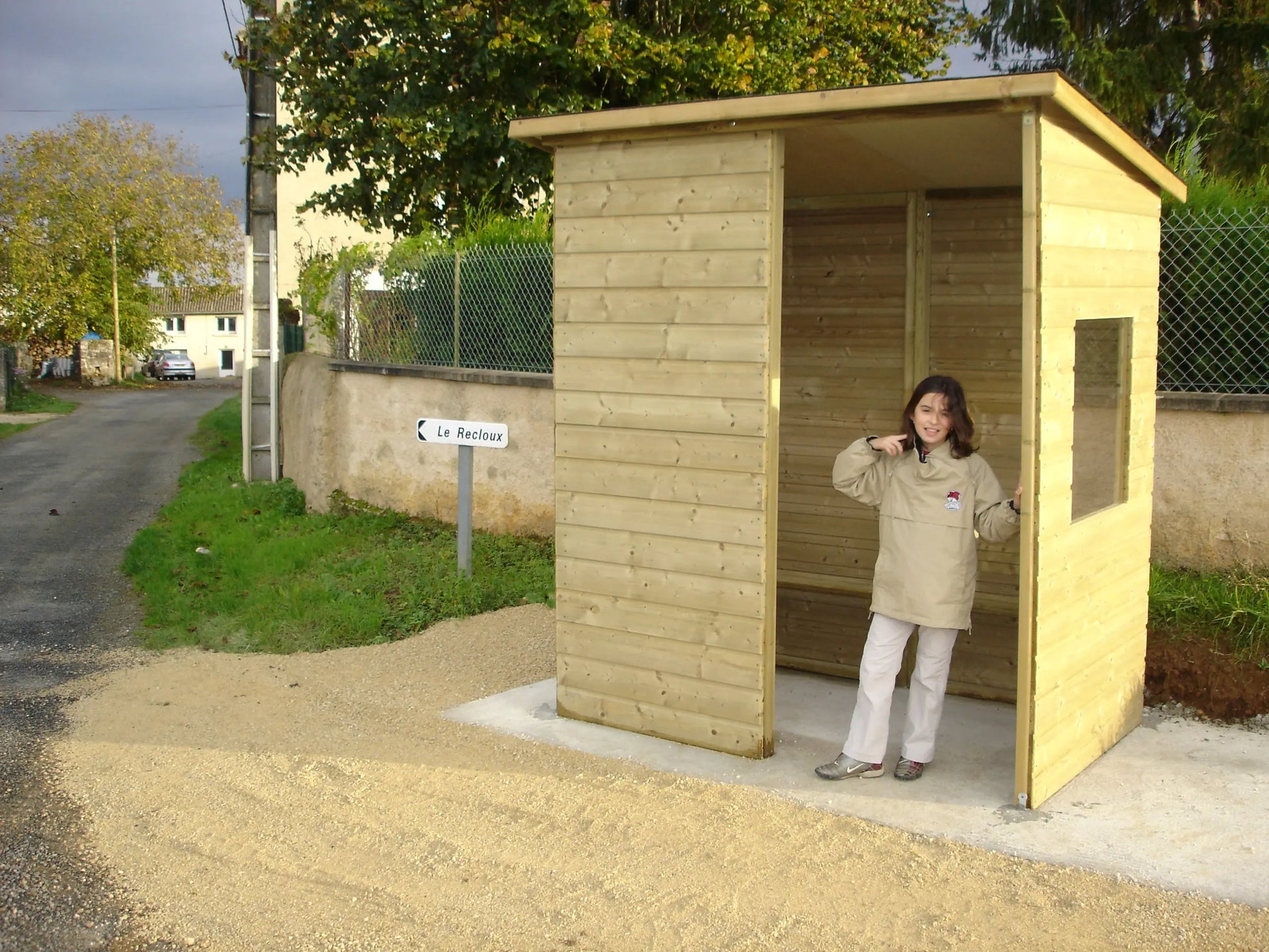 Abri voyageurs bois 2 m - France Collectivités