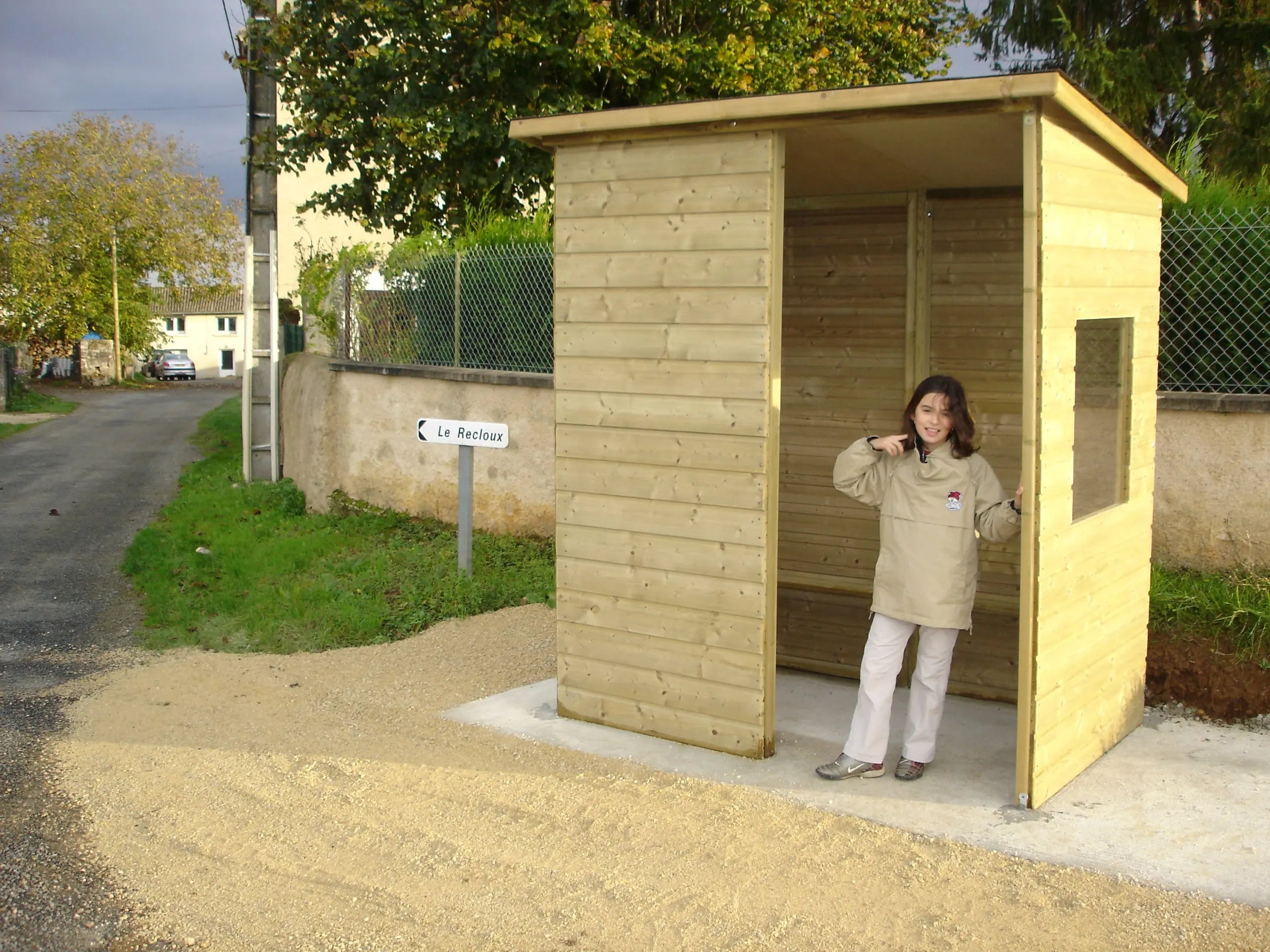 Abri voyageurs bois 2 m - France Collectivités