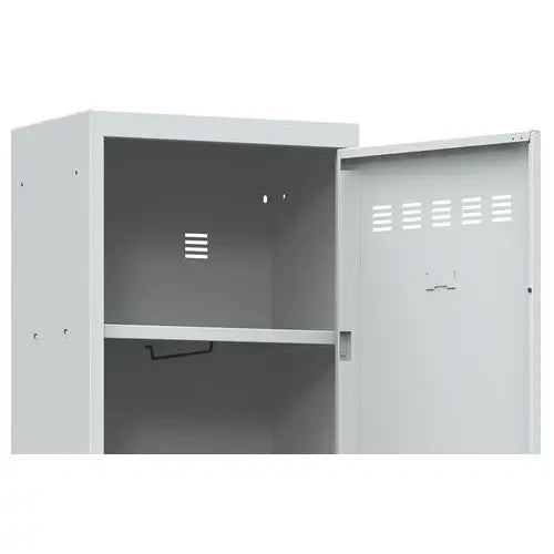 Vestiaire monobloc gris perle pour 2 utilisateurs, photo de détail
