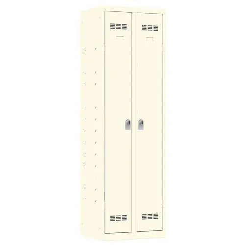 Armoire de rangement EPI 600 mm, coloris tout beige RAL 1015, version à cadenas