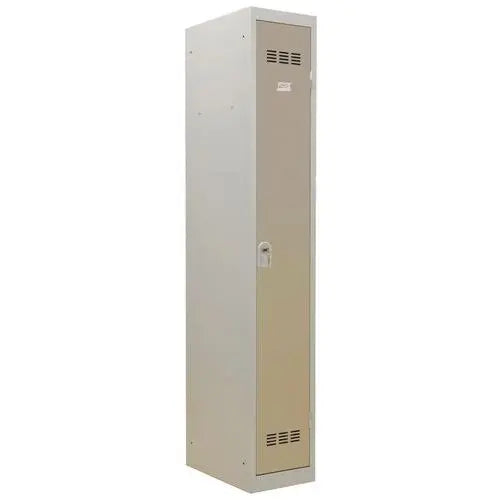 Vestiaire du personnel 1 case, porte taupe basalte, fermeture à clé