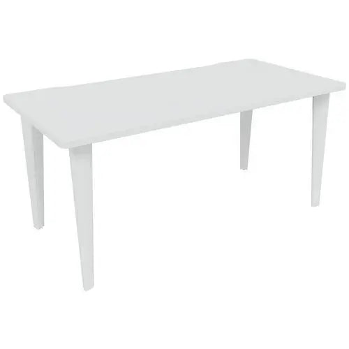 Bureau professionnel 160 x 80 cm, plateau mélaminé blanc de 30 mm et piètement acier blanc RAL 9010