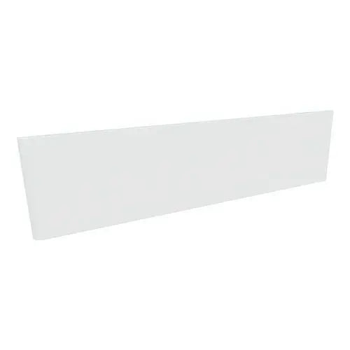 Voile de fond de bureau 160 cm en acier blanc RAL 9010