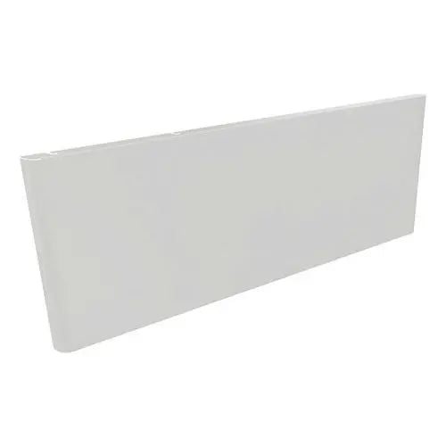 Cache-câbles de bureau 120 cm en tôle d'acier blanc RAL 9010