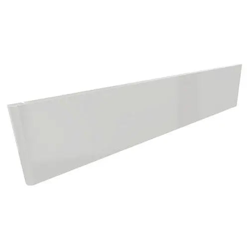 Voile de fond métal 180 cm hauteur 24 cm, finition blanc RAL 9010