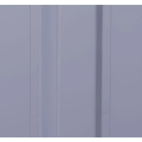 Armoire métallique professionnelle gris clair RAL 7035 et bleu RAL 5014 sur pieds antidérapants