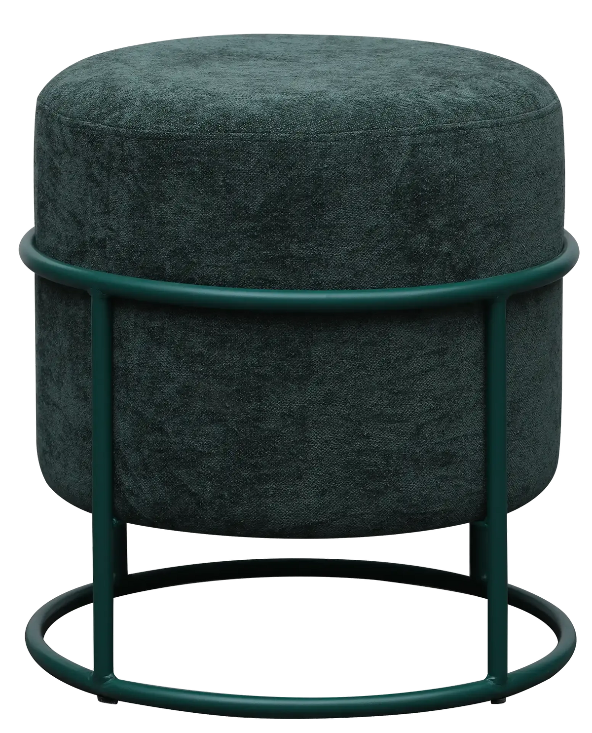 Pouf Arco rond vert, structure verte