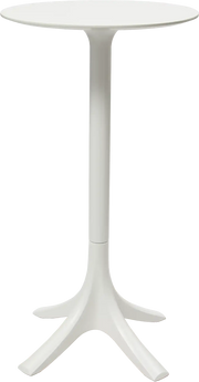Mange-debout Beez rond blanc en polypropylène anti-UV