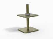 Réhausseurs pour fourreaux 80 × 80 mm, acier, réglables de 1 à 10 cm, jeu de 2