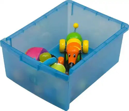 Bac de rangement de couleur modèle moyen pour classe maternelle