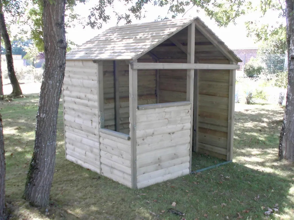 Jeu extérieur Cabane Montagnarde en pin du Nord traité autoclave classe 4