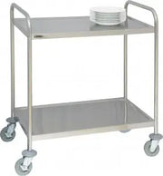 Chariot inox 2 plateaux france collectivités