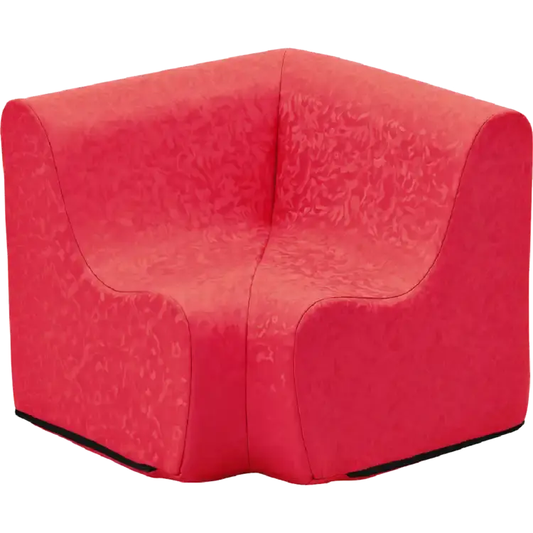 Chauffeuse d'angle 90° en mousse pour composer un coin regroupement
