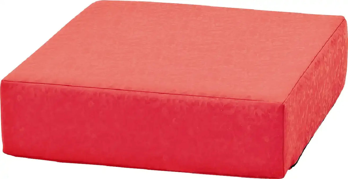 Grand pouf carré 68 x 68 cm en mousse, hauteur 20 cm – SDM Mobilier