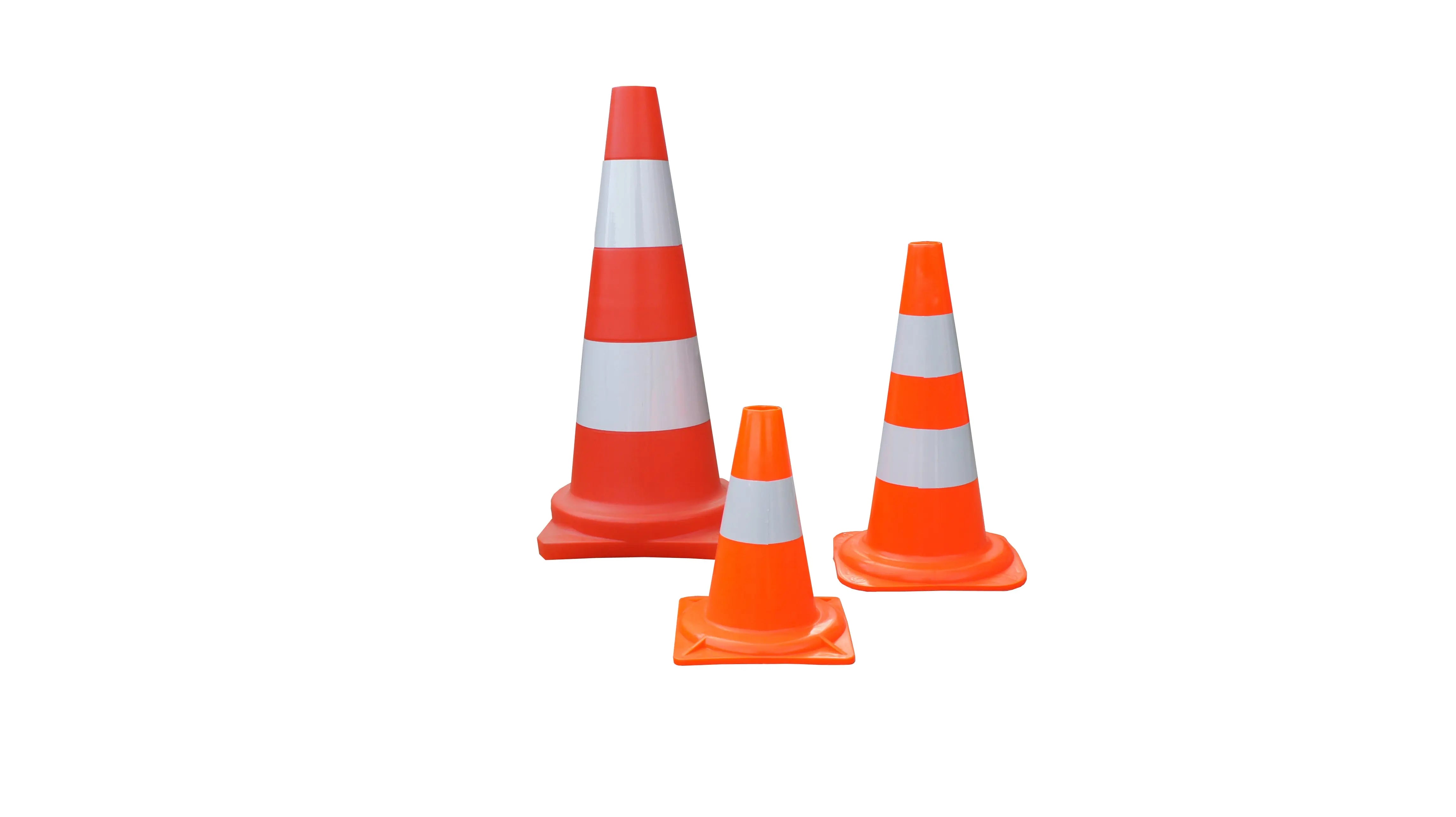 Cône de signalisation HT 300 mm (lot de 10)