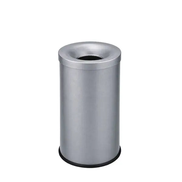 Poubelle anti-feu 50 L à double revêtement imitation inox – France Collectivités