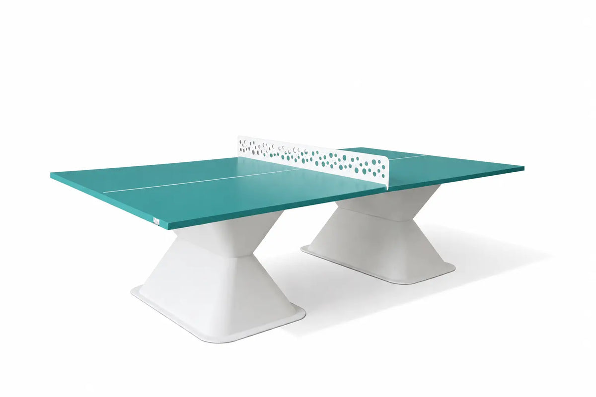 Diabolo plateau 35 mm Balia en bleu lagon, table d'extérieur anti-vandalisme