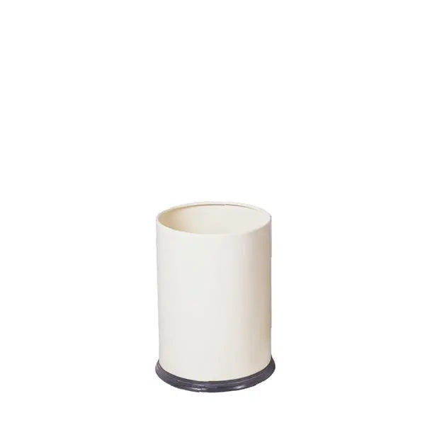Corbeille à papier métal 12 L blanche Getsi, socle plastique, Medial International – France Collectivités