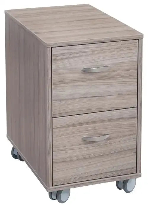 Caisson de bureau Enzo roulant 2 tiroirs fermant à clé