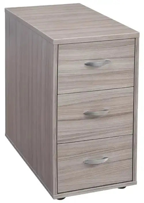 Caisson fixe Enzo 3 tiroirs à placer en bout de bureau