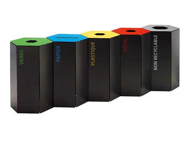 Corbeille de tri sélectif 50 litres Hexatri Rossignol