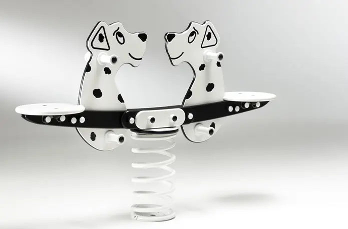 Jeu sur ressort 2 places dalmatiens france collectivités