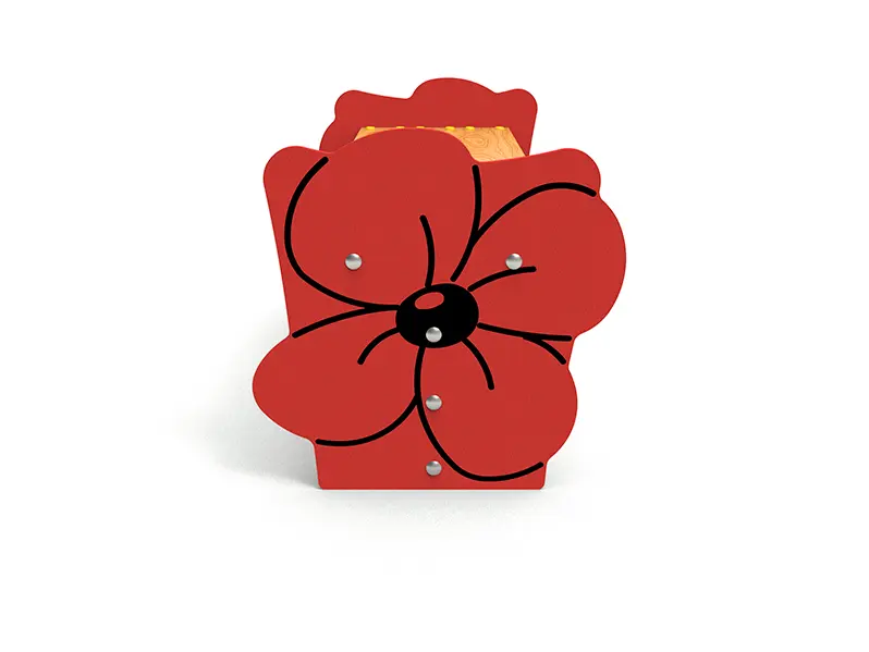 Assise du banc enfant Fleur