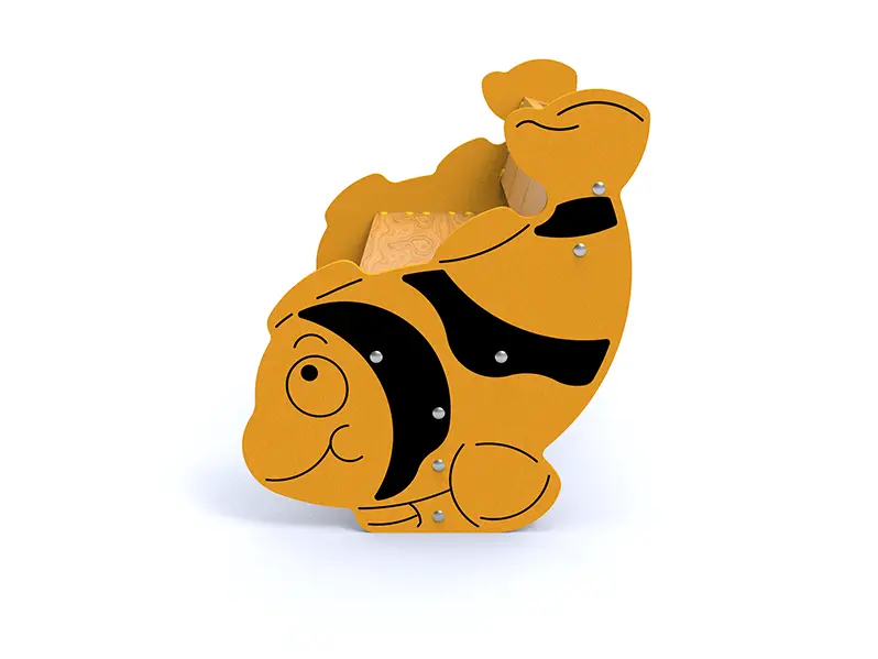 Banc enfant Poisson Tropi pour aire de jeux